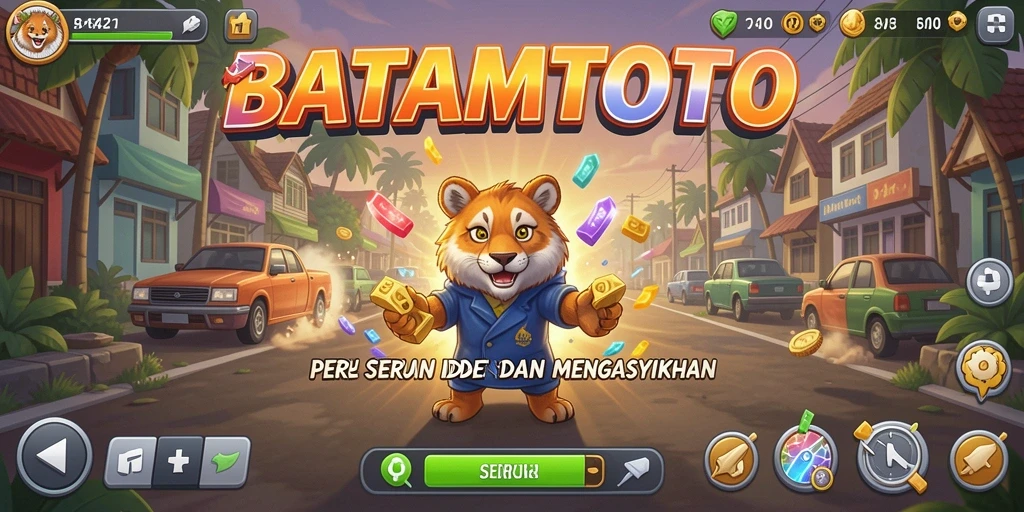 Screenshot gameplay BATAMTOTO menunjukkan aktivitas pengumpulan sumber daya yang menarik.
