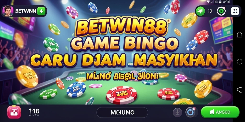 Screenshot utama BETWIN88 menunjukkan gameplay Bingo yang menarik dan interaktif.