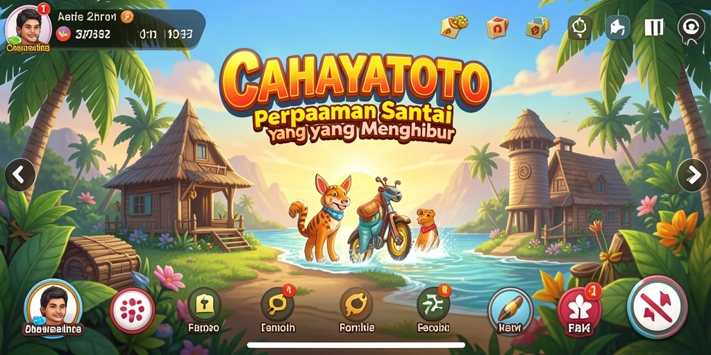 Tampilan gameplay CAHAYATOTO yang seru dan santai.