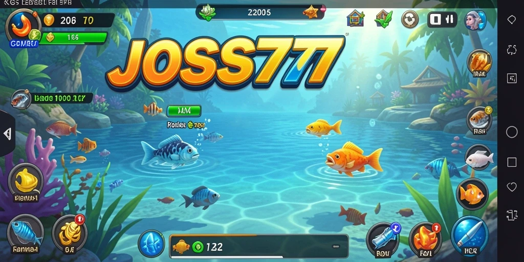 Gameplay seru di JOSS777 dengan berbagai tantangan memancing.