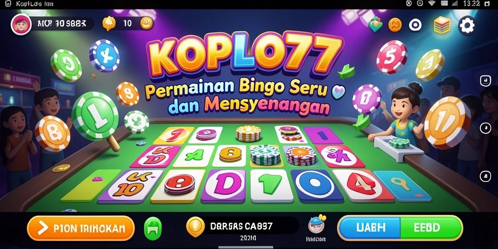 Tampilan gameplay Bingo yang menarik di KOPLO77.