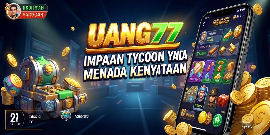 Tangkapan layar UANG77 menampilkan gameplay seru di dunia Tycoon.